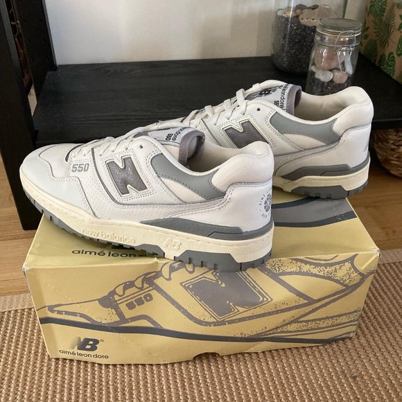 AIME LEON DORE NEW BALANCE 550 SILVER - Picture 3 of 4